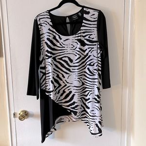 Rafaella Zebra print tunic